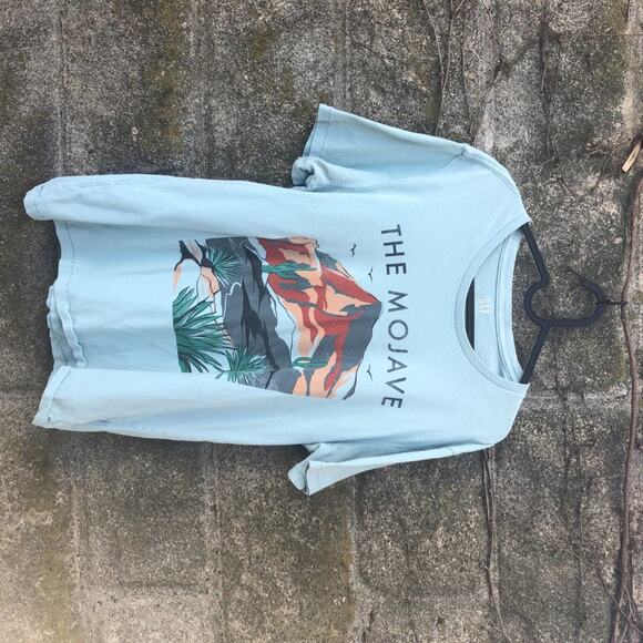 GAP Mojave Desert Graphic Tee Mint Distressed M - Picture 5 of 9